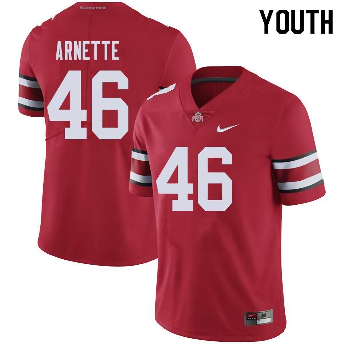 Damon Arnette Ohio State Buckeyes Youth NCAA #46 Nike Red College Stitched Football Jersey YAB2156SN